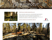 Tablet Screenshot of muinaispolut.fi